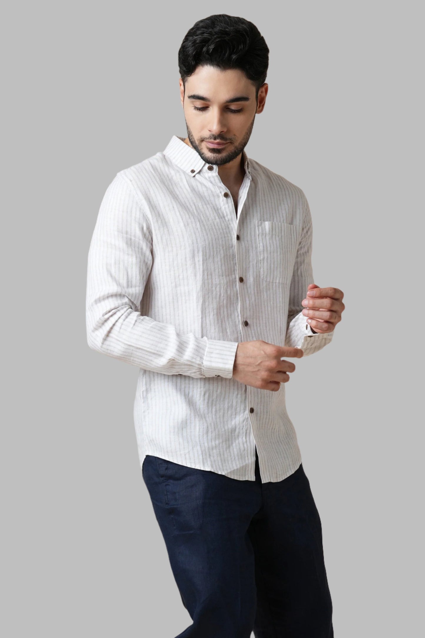 B. Label Velocity Buttondown Shirt for Men