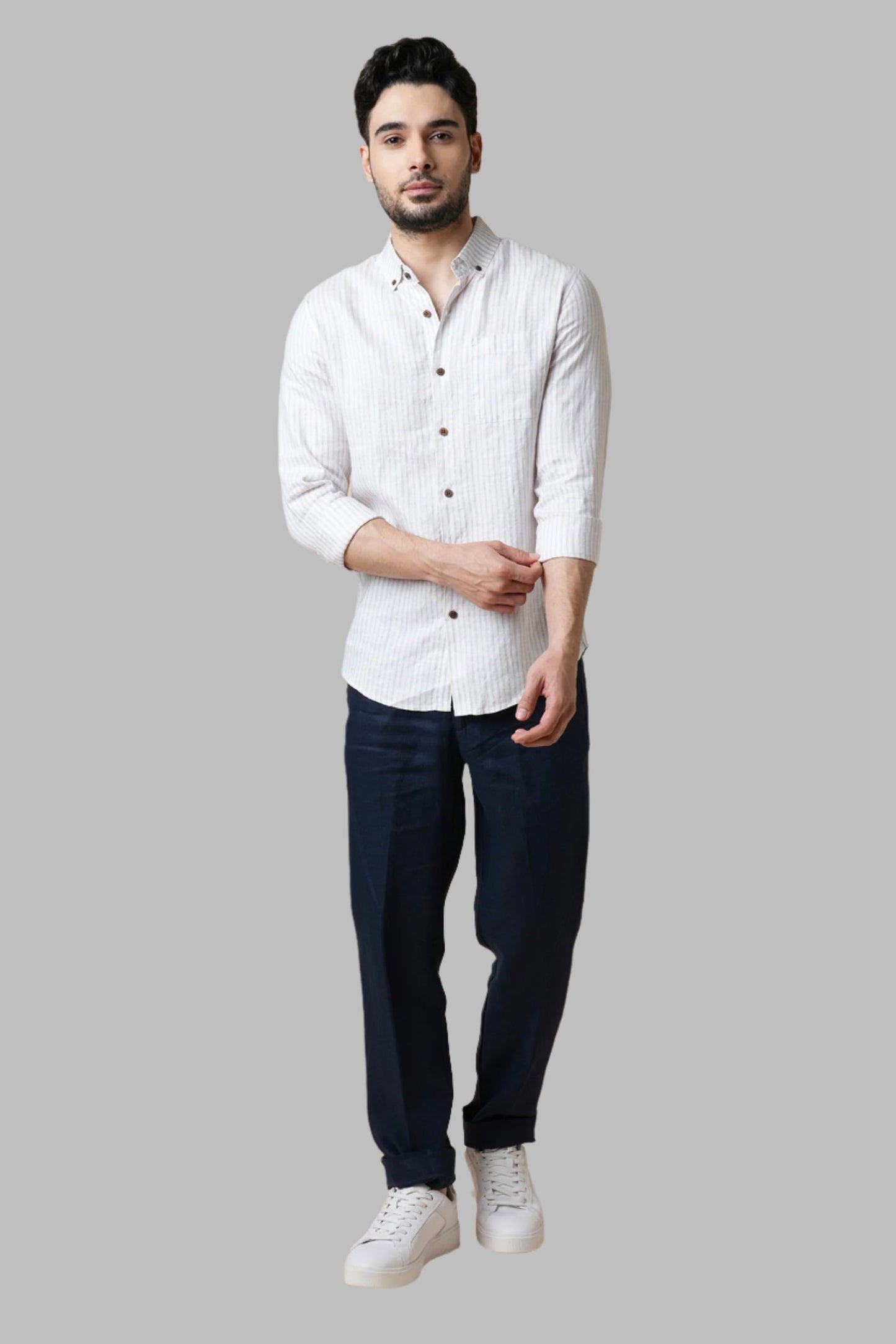 B. Label Velocity Buttondown Shirt for Men